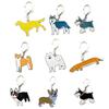 Fashion Pet Collar Pendant Dog Key Chain Handbag Wallet Decor Hanging Keyring