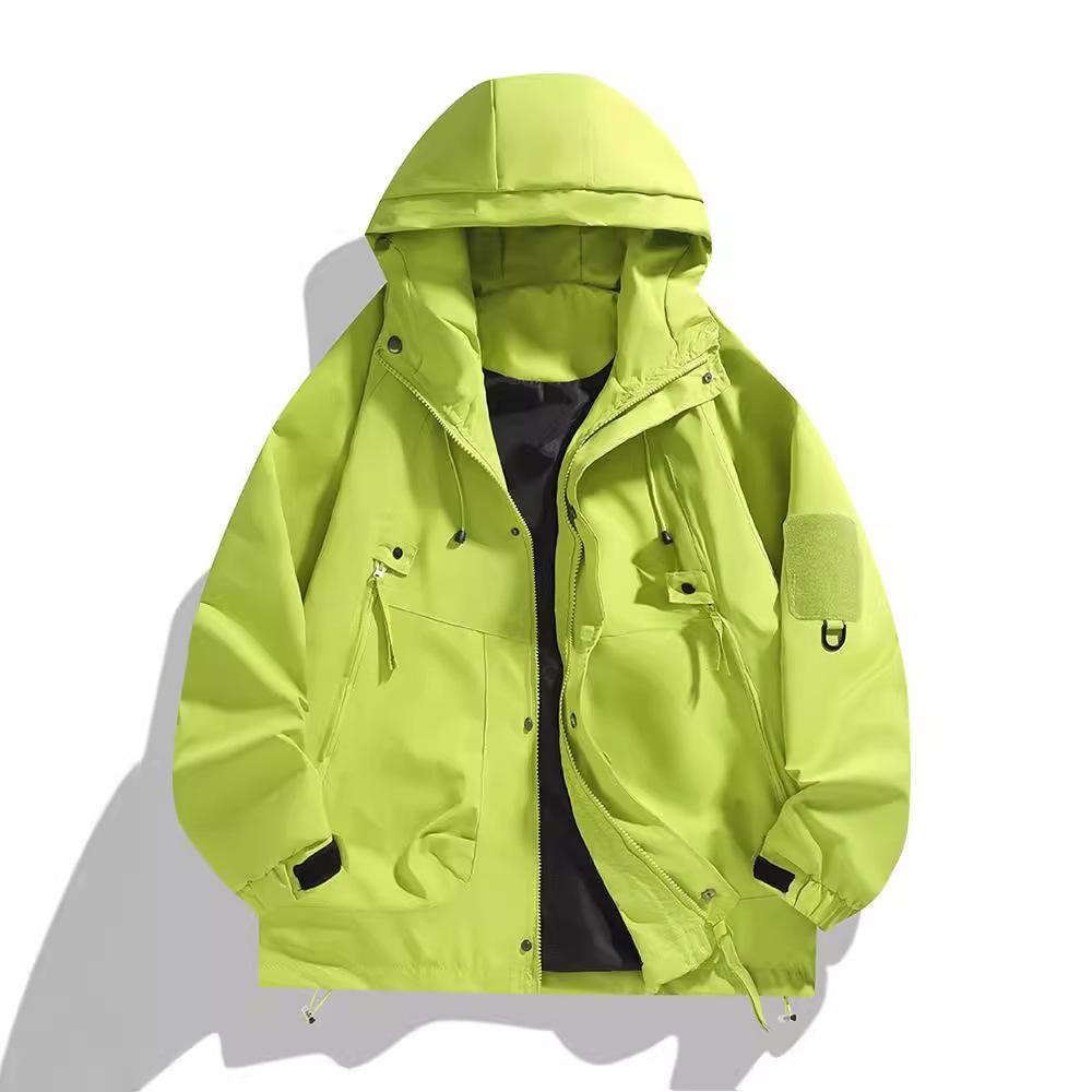 Men's Autumn Men's Tooling Jacket Fashion Casual Men's Loose Hooded Functional Autumn Clothes