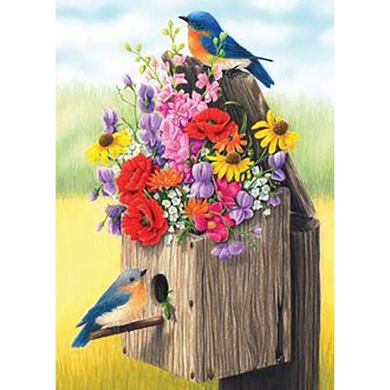 DIY 5D Diamond Painting Full Drill Round Animal Bird Diamond Embroidery Cross Stitch Mosaic Kit Wall Art Gift Home Decor