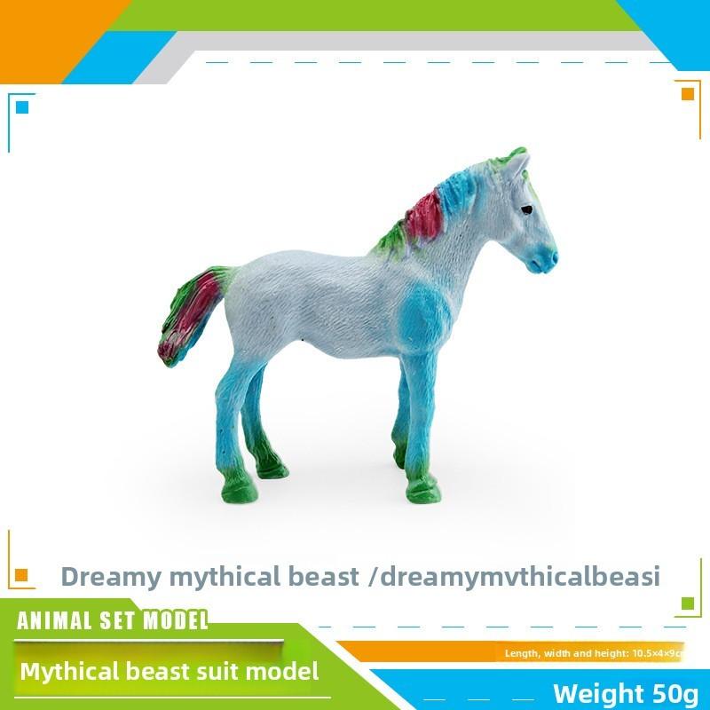 Dreamland Mythical Beast Unicorn Pvc Figurine For Kids Room Decor And Collectors