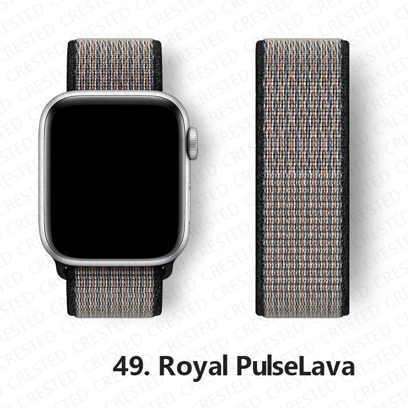 Нейлоновый ремешок для Apple, ремешок для часов 44 мм, 40 мм, 42 мм, 38 мм, браслет для умных часов, ремень, спортивный браслет-петля, iWatch series 3, 4, 5, 6, se, ремешок