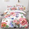 Cute Couple Of Pony Duvet Cover Set 3D Unicorn Pony Horse Polyester Quilt Cover With Pillow Shams For Kids Adults Bedding Set