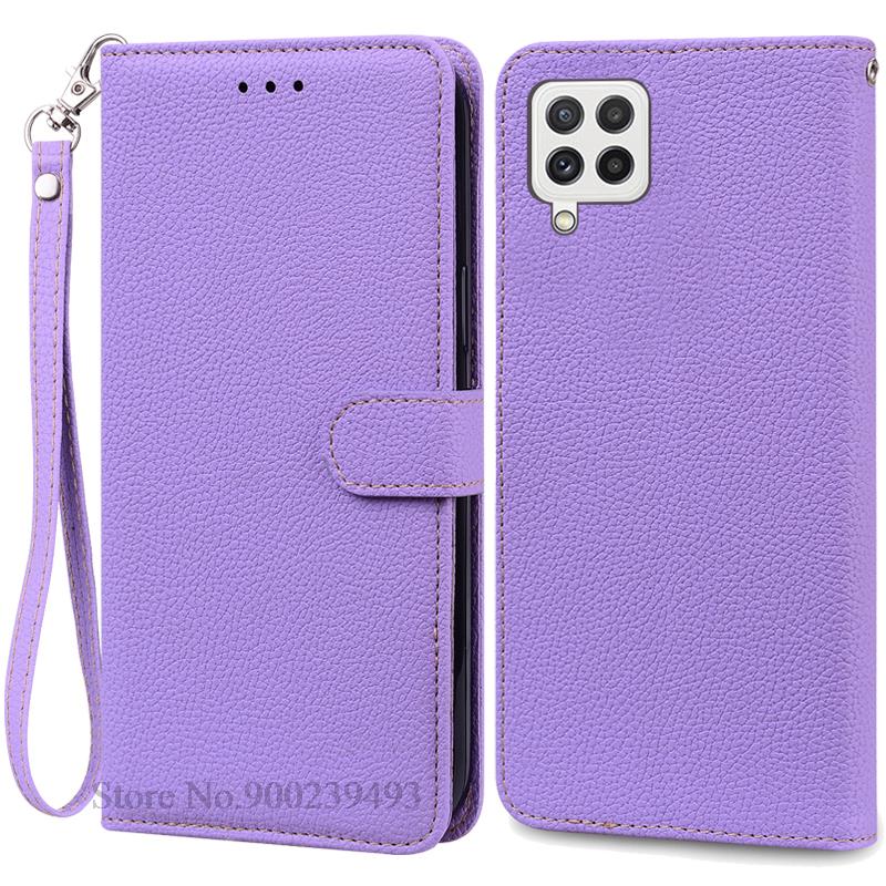 M32 4G Case For Samsung Galaxy M32 Case Leather Wallet Flip Case For Samsung M32 M 32 SM-M325F Case Soft Silicone Cover Fundas