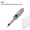 1pcs Transformable Pen Stress-relieving automatic fun stationery Push-button ballpoint pen