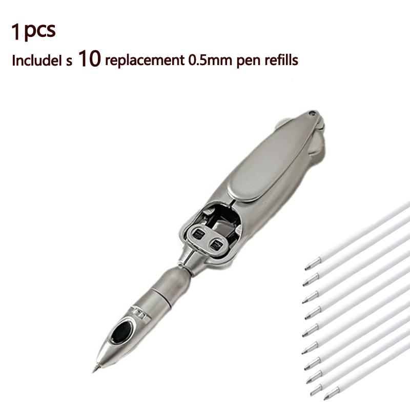 1pcs Transformable Pen Stress-relieving automatic fun stationery Push-button ballpoint pen