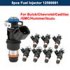 8pcs/Set Fuel Injectors Nozzle 12580681 For ACDelco 04-10 Chevy 4.8 5.3 6.0 6.2 217-1621 For Chevy For GMC Buick Cadillac Hummer