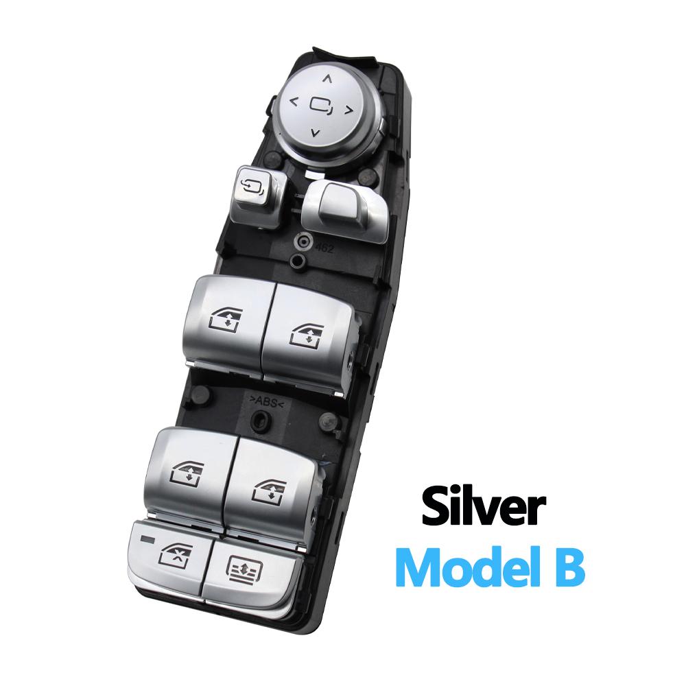 Электрическая мощность, хромированный главный переключатель окна, кнопка управления регулятором для BMW 3 5 7 X3 X4 F30 F35 F25 F26 F07 F10 F18 F01