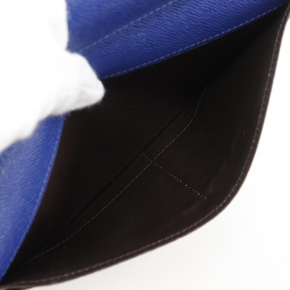 Louis Vuitton Portefeiulle Josephine Purse M60164 Three Fold Brown Monogram Canvas Women Used