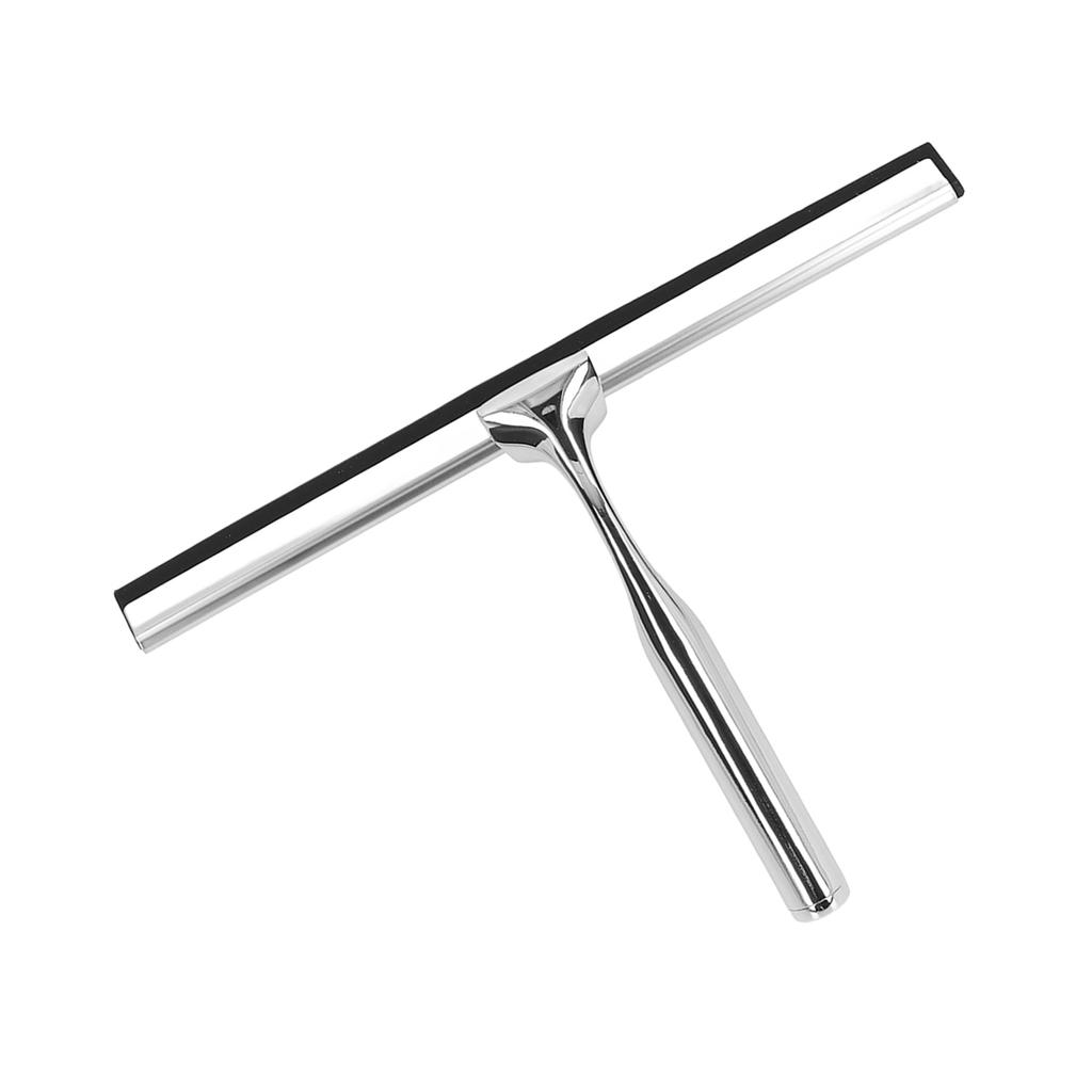 Офисный стеклоочиститель с резиновой кромкой, скребок для воды, скребок из нержавеющей стали для душевого стекла для дома