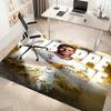 1pc Kylian Mbappé Print Area Rug - Soft, Washable Non-Slip Indoor Mat, Living Room, Home Office Decorative Rug,Office Decorative