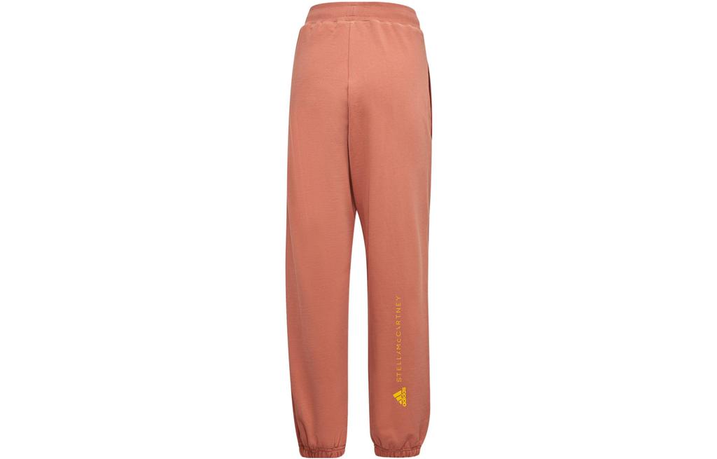 adidas X Stella McCartney Вязаные спортивные штаны Унисекс Оранжевые Брюки со средней манжетой IB5907