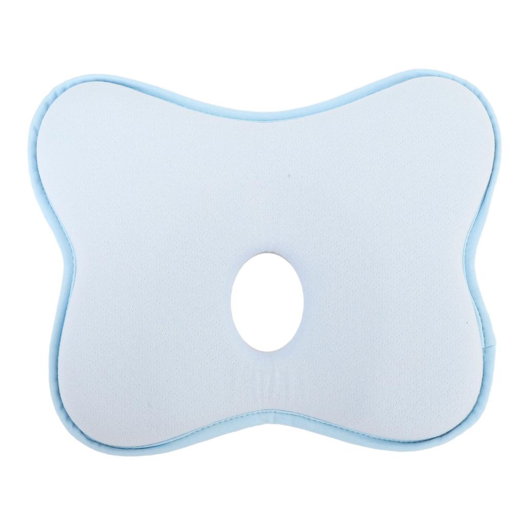 Подушка для младенцев с эффектом памяти, мягкая, с отверстием в центре, эргономичная, для сна младенцев