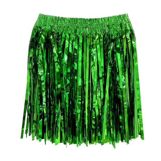 Rain Skirt Dance Costume Streamer Fringe Half Skirt for Beach Parties Sequin Cheerleading Team Dress for Adults Kids