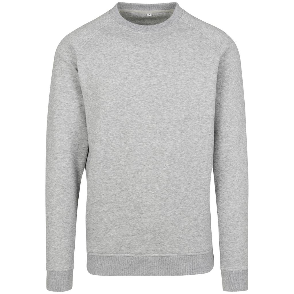 Build Your Brand Unisex Adult Crew Neck Raglan Sweatshirt