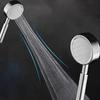 Stainless Steel Bathroom Handheld Shower Head High Pressure Water Saving Sprayer Nozzle Supercharged Rainfall Modes
