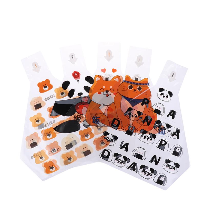 50 шт. японский треугольный рисовый шарик одноразовая упаковка мешок нори водоросли нори онигири суши мешок портативные аксессуары бэнто