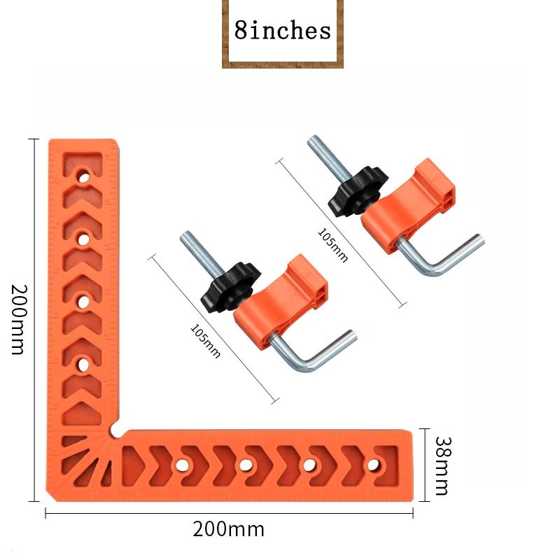 Многофункциональные угловые фиксаторы 90° для деревообработки, фиксирующий зажим, L-образный вспомогательный угловой позиционер, ручной инструмент