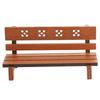 Miniature Dollhouse Kid Toy 1:12 Ratio Mini Imitate Pack Bench Dollhouse(Brown)