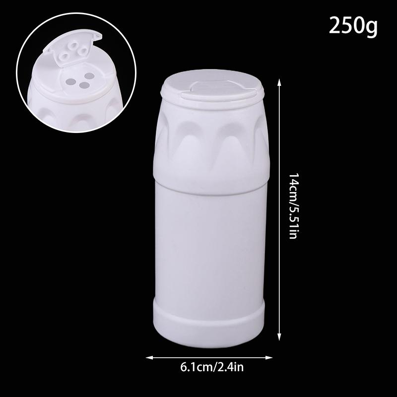 Многоразовый пластиковый контейнер для пудры 250/350 г – Диспенсер для сухой косметической пудры-талька с распылителем
