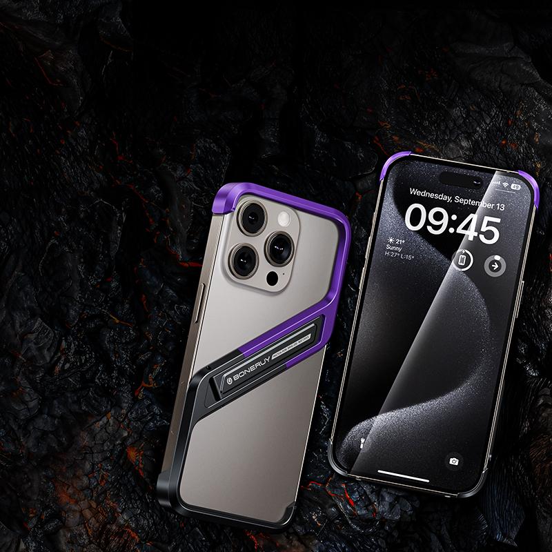 Металлический держатель Snap-on чехол для телефона iPhone 14 15 Pro Max Z-образная геометрическая подставка-держатель чехол для телефона