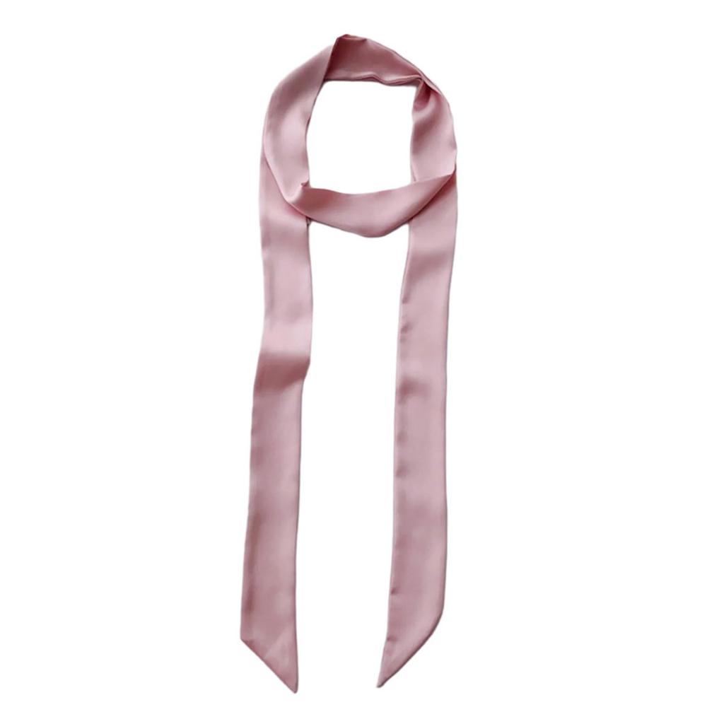 Silk Feeling Scarf for Women Skinny Belt Necktie Neck Scarf Girls Photo Props Neckerchief Skinny Scarf Necktie