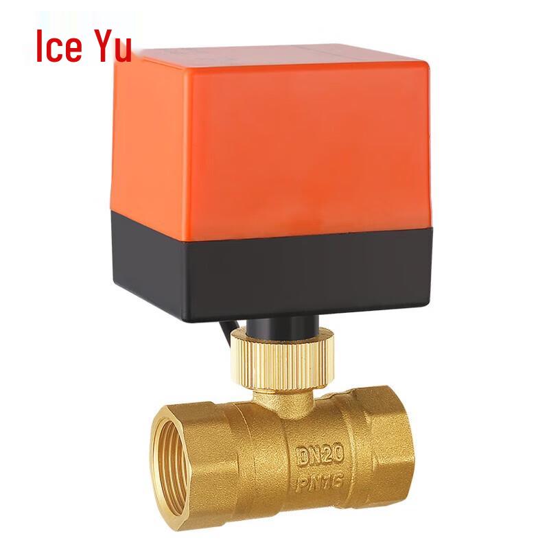 Bingyu BYX-182 AC220V Brass Electric Ball Valve