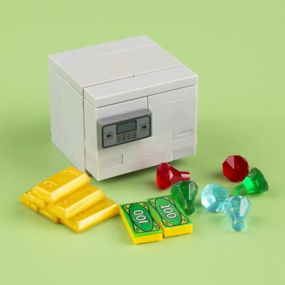 MOC Precious Deposits Building Blocks Treasure Pirate Map Gold Ore Silver Brick Box Diamond Bricks Toys Gift