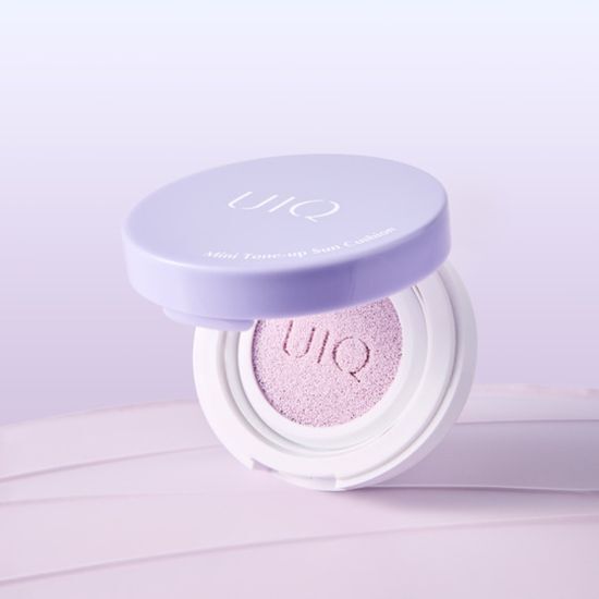 NEW UIQ Mini Tone-Up Sun Cushion Purple