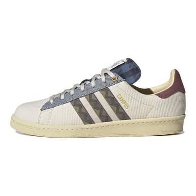 Кроссовки унисекс Campus 80s Culture of Los Angeles White Wonder-White Orbit-Green GY4598