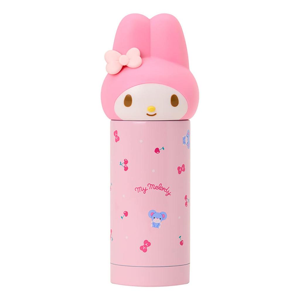 Sanrio Stainless Steel Mug Bottle My Melody 617474 Face-Shaped -