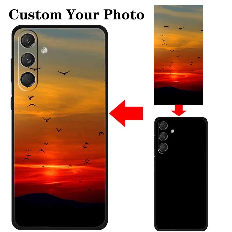 DIY Customized Phone Case For Samsung Galaxy F06 F16 C55 F15 F05 F34 F54 F14 F13 F52 F22 F41 Funda Soft TPU Protective Cover