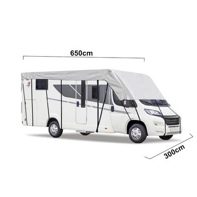 6.5-8.5M RV Караван Кемпинг Крыша Защитный Чехол Водонепроницаемый Пыленепроницаемый Брезент Защита от УФ Лучей Солнцезащитный Навес Солнцезащитный Чехол для Кемпера