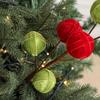 Simulated Xmas Tree Decorations Flocking Lollipop Christmas Flowers  Christmas Tree Decoration