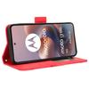 Flip Case for Motorola Moto G86 Power 5G, Card Slot, Red