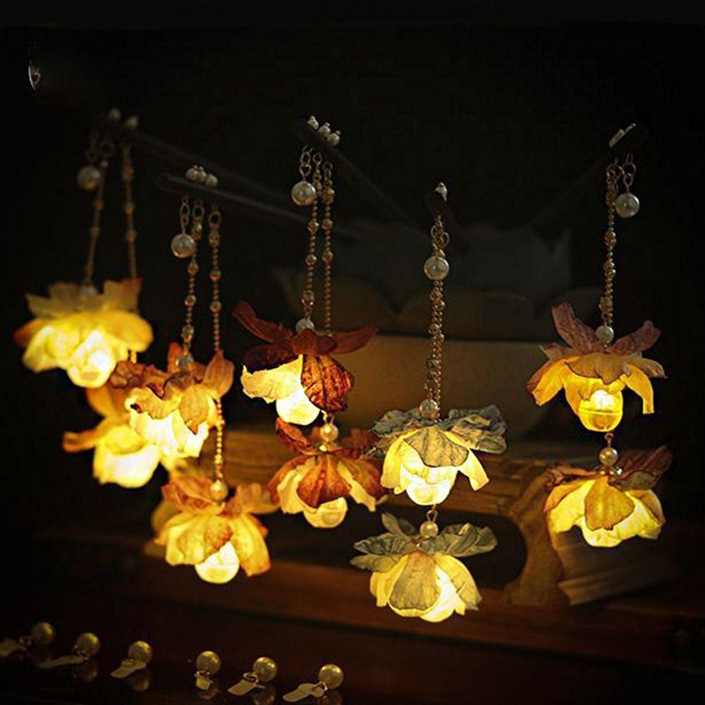 Светящаяся заколка для волос Деревянная заколка для волос Заколка в древнем стиле Аксессуары для волос в китайском стиле Палочки для волос для ханьфу