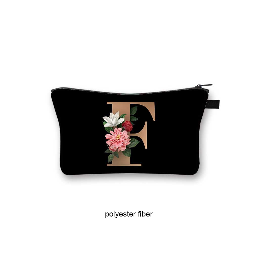 Cosmetic Bag Letters Toiletry Makeup Case Large Capacity Wash Make-up Storage Organizer Travel Portable Organizers Women