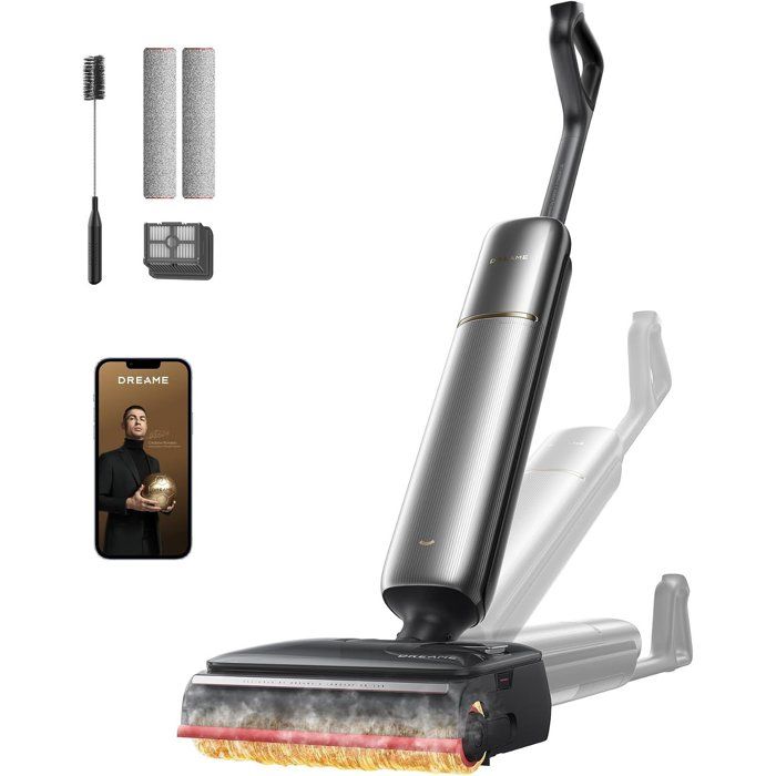 Aspirateur Laveur sans fil - DREAME T16 Pro Heat - 30 000 Pa - Nettoyage eau chaude 90°C
