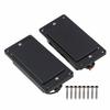 Yibuy Black Double Coil Sealed Humbucker Pickup Set for Electric Guitar