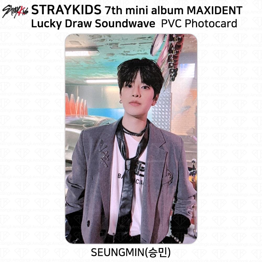 Stray Kids 7-й мини-альбом Maxident SoundWave 1-й розыгрыш фотокарточки KPOP