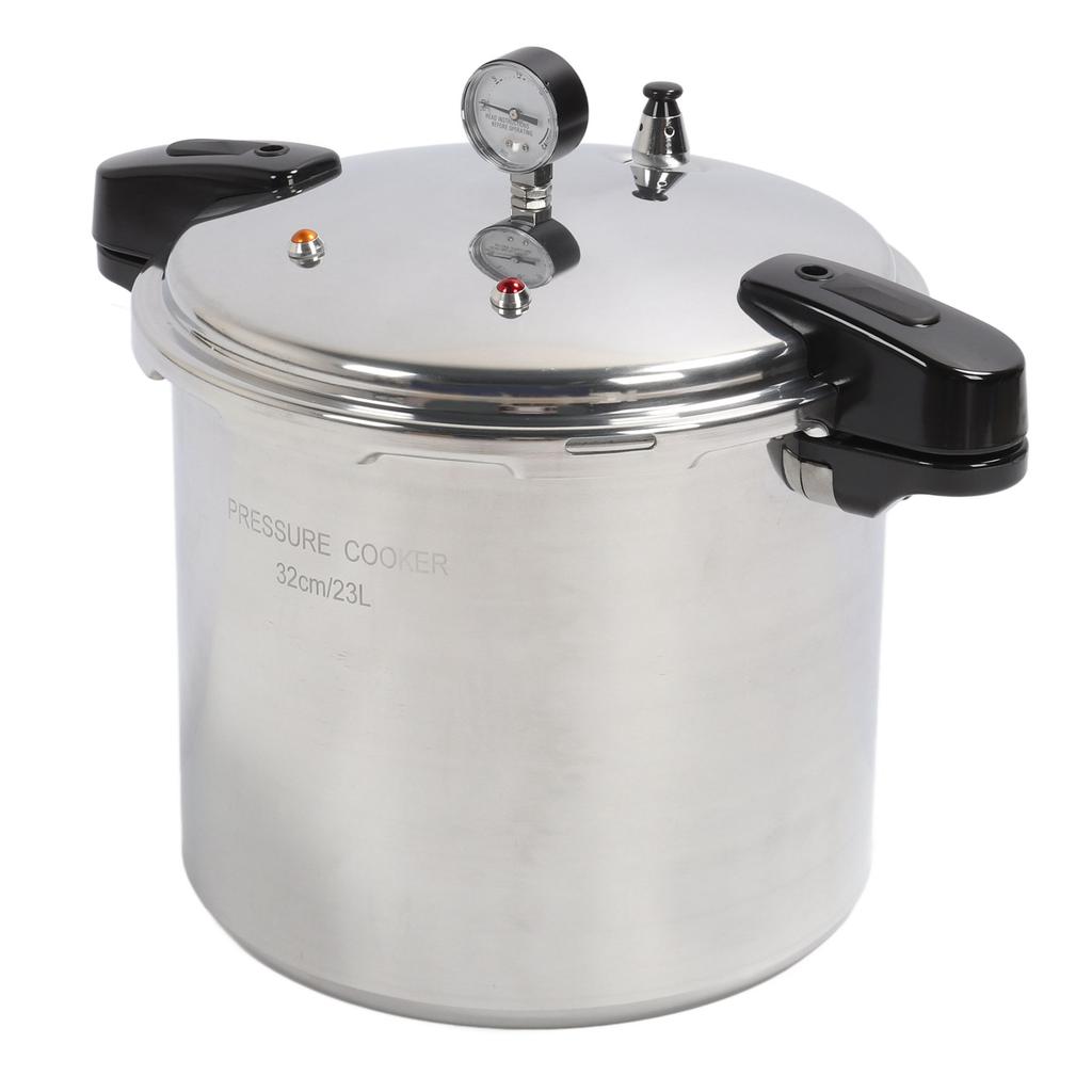 Pressure Cooker Thickened Aluminum Alloy 23L Large Capacity Polished Pressure Cooker for Induction