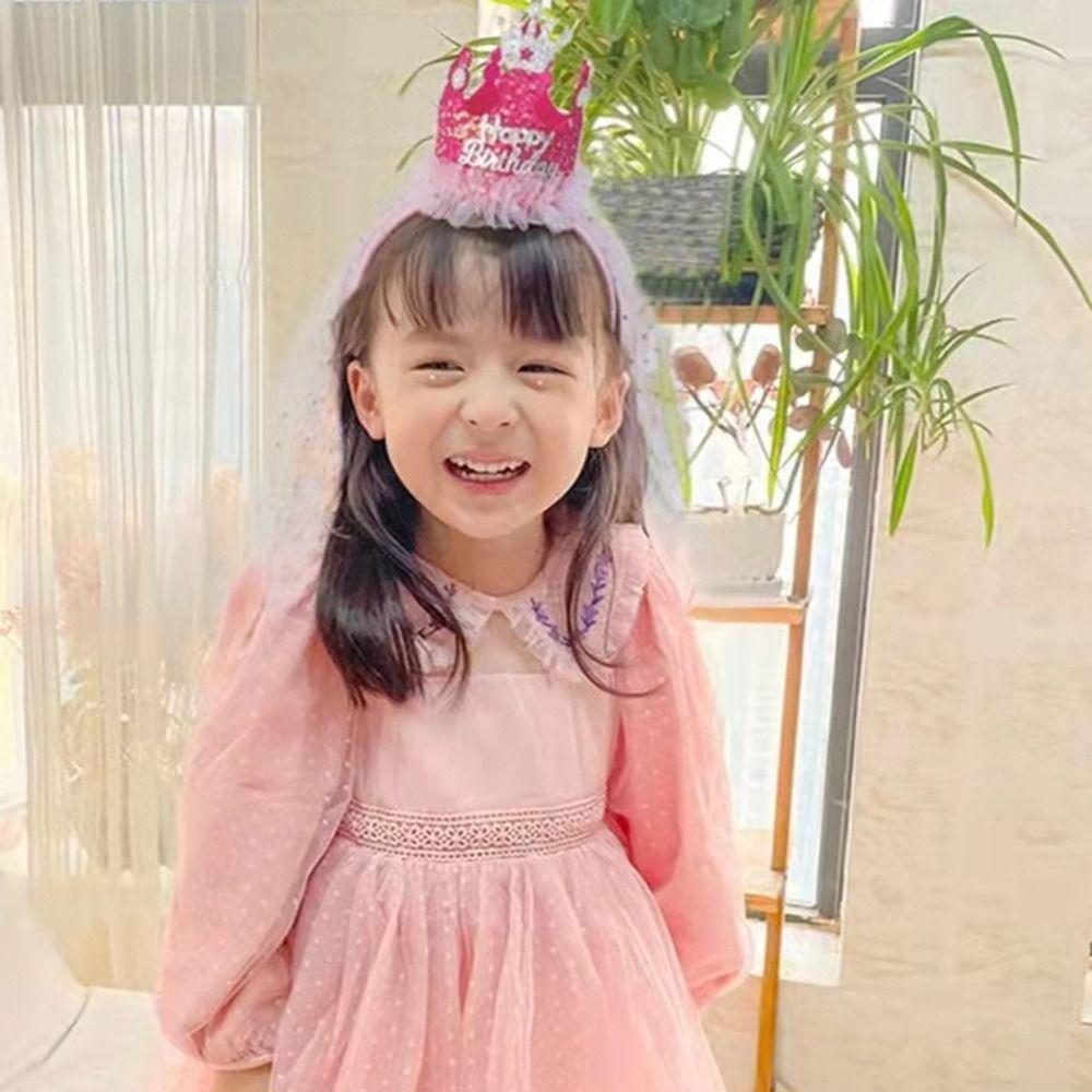 Happy Birthday Headwear Girls Hair Hoop Hair Accessories Birthday Hairband Korean Style Headband