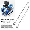 Action Camera Anti-lost Rope Safety Belt Buckle Stainless Steel Secure Fit Multifunctional Camera Safety Cord for Gopro