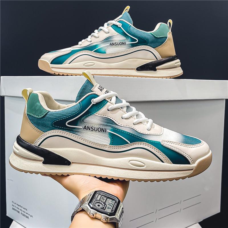 INS Shoes Men Sneakers Breathable Men Casual Shoes Tenis Luxury Trainer Race Chunky Trend Board Running Shoes For Men Footwear