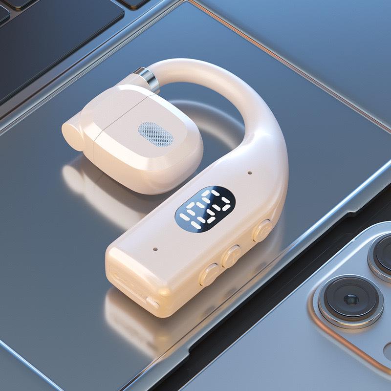 XD3 Wireless Ear-hook Bluetooth Headphones with Digital Display for Sports and Running