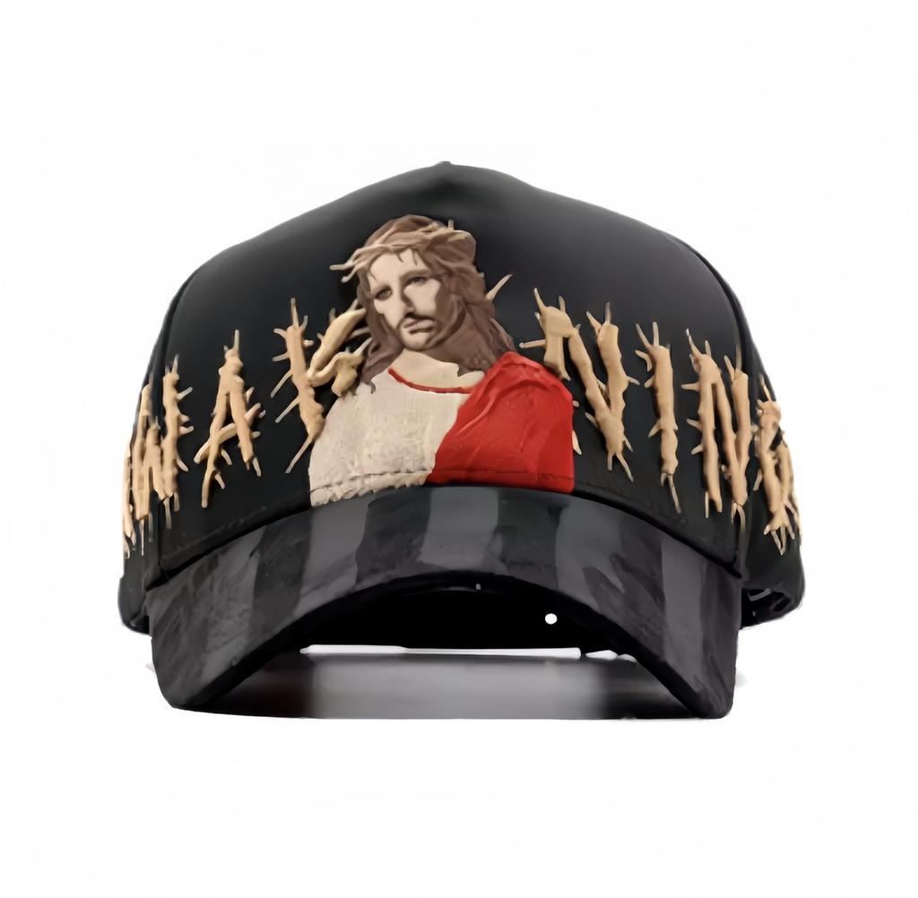High Quality 5-Panel Curved Brim Baseball Cap with Rhinestone Embellishments Terry Fabric Dobby Style-Sporty Unisex Adult Hat