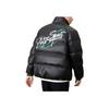 Anta Printed Letter Zip-Up Stand Collar Down Jacket Unisex Outerwear Black 172248924-2