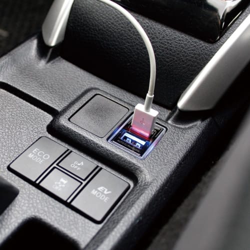 Tsuchiya Yac (Tsuchiya Yac) Car Model Specific Product Toyota Series Power Socket Reversible USB Port 4.8A VP-131