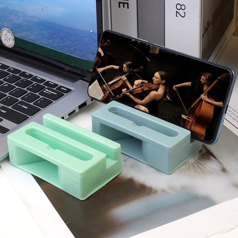 Plastic Cell Phone Stand Vertical Phone Stand Sound Amplifier Mobile Phone Accessories