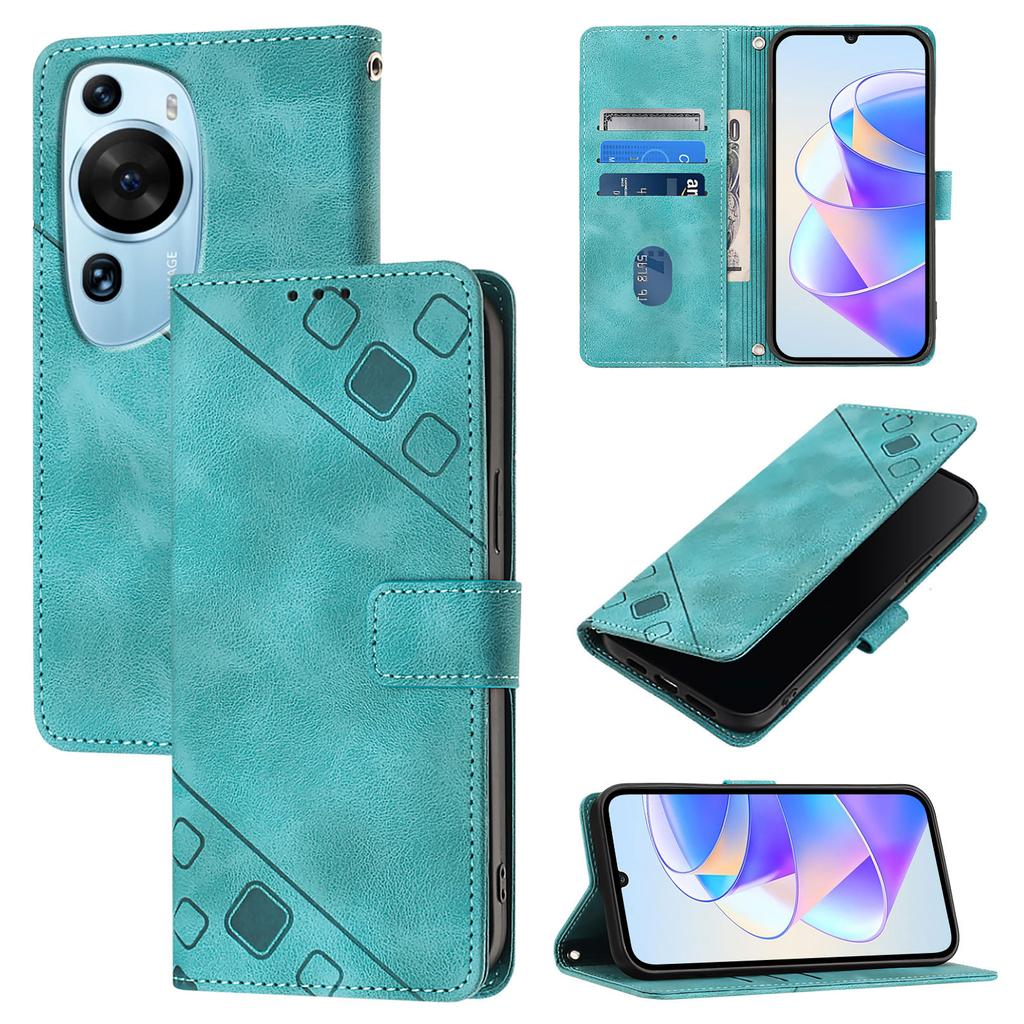 Роскошный кожаный чехол-книжка для телефона с слотом для карт для Huawei P60 50 40 30 20 Mate 60 70 Pura 70 70 Pro Защитная крышка
