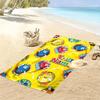 Name Custom Cute M&M Print Beach Towel, Large Soft Quick Dry Towel for Beach Camping Swimming